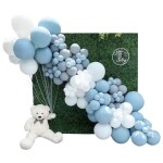 Balónková girlanda světlemodro-bílá Balonky.cz Balónková girlanda světlemodro-bílá Balonky.cz