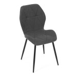 Jídelní židle, šedá, látka, CT-285 GREY2