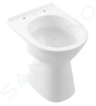 VILLEROY & BOCH - ViCare Stojící WC, zadní odpad, Rimless, CeramicPlus, alpská bílá 4683R0R1