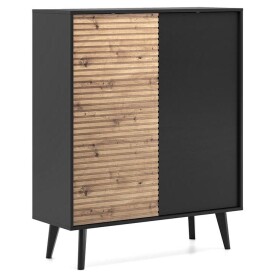 FRONTI Komoda WILLOW KD104 - dub artisan + černá