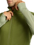 ICEBREAKER Mens Mer 200 Realfleece Descender LS Half, Sphagnum/Lichen/Cb (vzorek) velikost: S