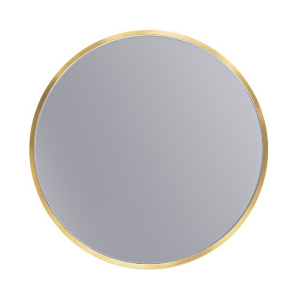 Erga Round, kulaté zrcadlo 40cm, zlatý rám, ERG-V01-ROUND-4040-GD