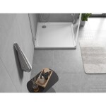 MEXEN - Flow Sprchová vanička čtvercová slim 90 x 90, bílá lesk 46S109090