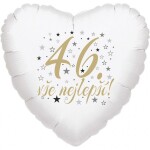 46. narozeniny balónek srdce Balonky.cz 46. narozeniny balónek srdce Balonky.cz