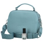 Trendy dámská koženková crossbody kabelka Badamia, modrá