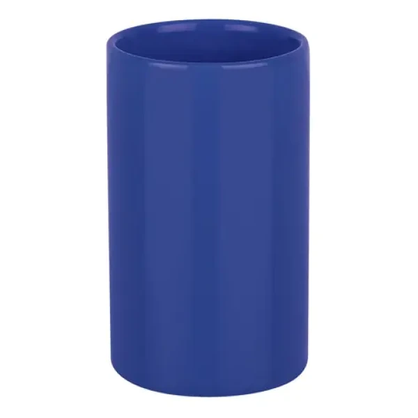 Spirella TUBE kelímek na kartáčky tmavě modrý / keramika (7610583160683)