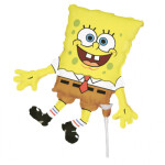 Foliový balónek na tyčce - tvar - Sponge Bob