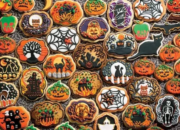COBBLE HILL Puzzle Halloweenské sušenky