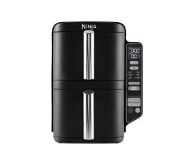 Ninja SL300EU Double Stack horkovzdušná fritéza, 7,6l, černá, 6 funkcí, stohovatelné zásuvky, nepřilnavé