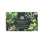 The English Soap Company Tuhé mýdlo Frosted Fir and Holly 190 g, zelená barva