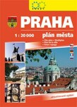 Praha plán města 2017 1:20 000