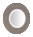 SAPHO - LUMIRO STRIP kulaté zrcadlo s LED osvětlením v rámu ø 75cm, agila LR750-4343S