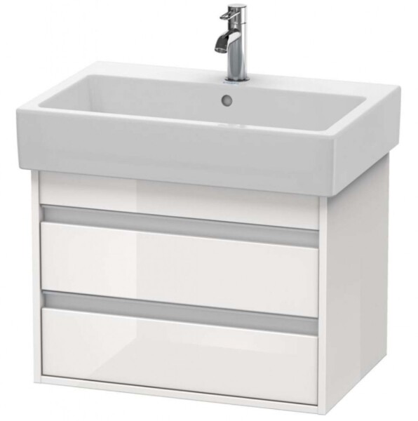 DURAVIT - Ketho Umyvadlová skříňka 48x65x44 cm, 2 zásuvky, lesklá bílá KT662402222