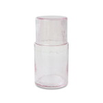 HK living Karafa Tube Blush 800 ml, růžová barva, sklo