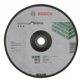 BOSCH Řezný kotouč na kámen 230x3 mm / Řezný kotouč / Kámen / Průměr 230 mm / Tloušťka 3 mm (2608603176)