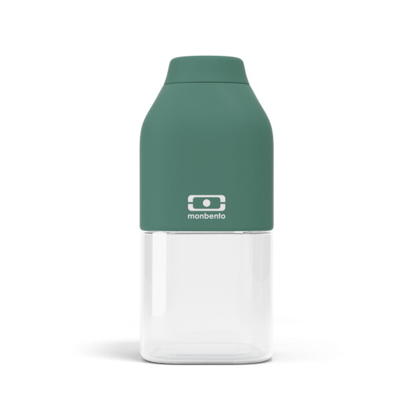 Monbento Lahev Monbento Positive Green Forest 330 ml, zelená barva, plast