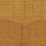 Židle jídelní, žlutá látka, nohy černý kov