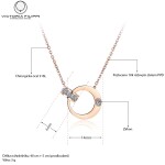 Ocelový náhrdelník se zirkony Carla Gold - chirurgická ocel, Zlatá 40 cm + 5 cm (prodloužení)