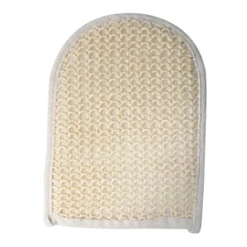 MSV SISAL exfoliační sisalová rukavice bílá, malá / Sisal, polyester, houba / 15 x 20,5 cm