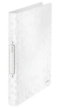 LEITZ WOW Desky s 2kroužkovým mechanismem bílá / PP / A4 (42570001)