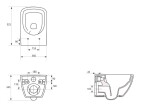 CERSANIT - C202 AQUA 50 MECH QF WHB ZEN PRO SQUARE DUR SC EO S701-886