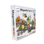 Mamido Magnetická stavebnice dopravní město 30 dílů, 5x služební vozidla MT1438