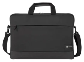 Natec Goa černá / Brašna na notebook / 15,6" / polyester / ramenní popruh (NTO-2055)
