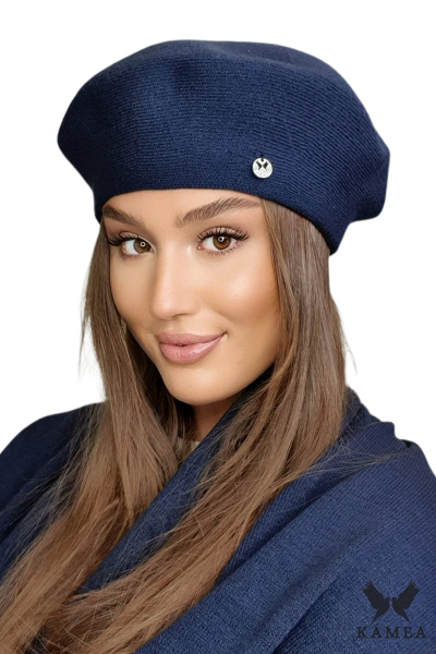 Beret model 18159138 Námořnická modrá - Kamea Velikost: UNI