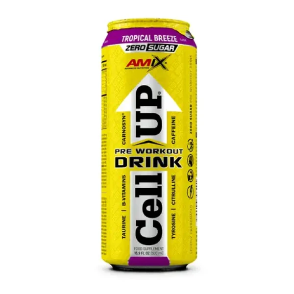 Amix CellUP PreWorkout Drink 500 ml tropical breeze (16032)