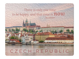 Magnet na lednici Czech Republic "There is only one time…" - Sri Chinmoy