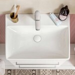 VILLEROY & BOCH - Avento Umyvadlo nábytkové 65x47 cm, s přepadem, otvor pro baterii, CeramicPlus, Stone White 415865RW