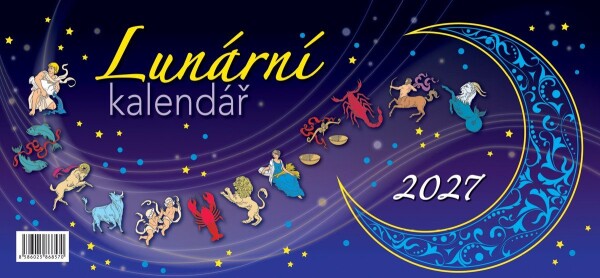 Kalendář 2027 stolní: LUNÁRNÍ