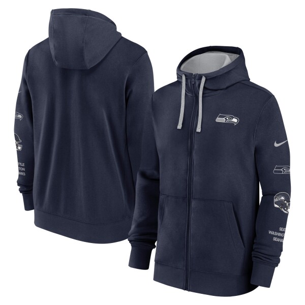 Nike Pánská mikina Seattle Seahawks NFL Full-Zip Club Fleece Hoodie Velikost: S