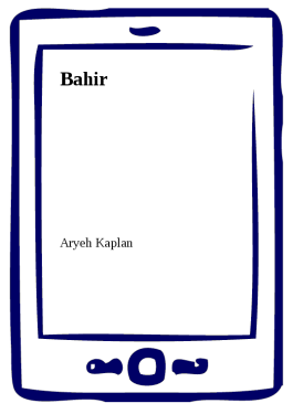 Bahir - Aryeh Kaplan