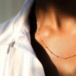 ELENYS Beads Chain – pozlacený náhrdelník 18K žluté zlato Délka: 42+5,5 cm / max. 47,5 cm