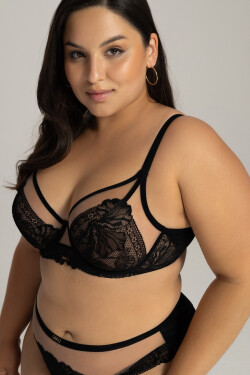Ava 2146 Maxi soft bralette podprsenka černá 105D
