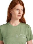 ICEBREAKER Wmns Mer 150 Tech Lite SS Tee Single Line C, Lichen (vzorek) velikost: S