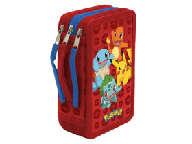 Pokémon třípatrový penál naplněný - EPEE