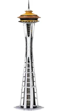 Metal Earth 3D puzzle Premium Series: Space Needle Světová výstava roku 1962