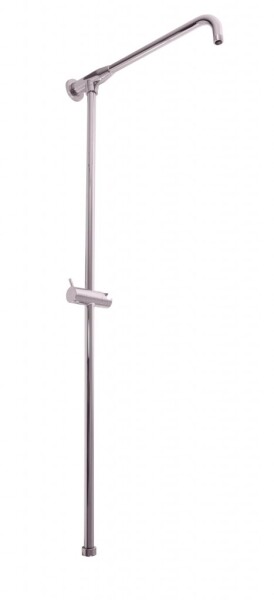 SLEZAK-RAV - Sprchová tyč k bateriím s hlavovou a ruční sprchou, Barva: chrom MD0631