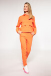 Kalhoty Monnari Látkové kalhoty s ozdobnými knoflíky Orange 40