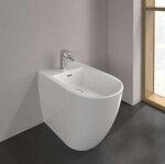 VILLEROY & BOCH - Subway 3.0 Stojící bidet, s přepadem, otvor pro baterii, alpská bílá 44710001