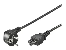 Goobay černá / Napájecí kabel / CEE 7/7 - C5 / 3-pólový / 1,8 m / pro notebooky (68004)