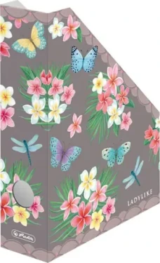 Herlitz Stojan na časopisy Ladylike Butterflies / Stojan na časopisy / A4 / vlnitá lepenka / vícebarevný (50043989)