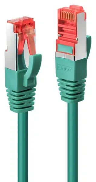 Lindy Cat6 S/FTP zelená / Patch kabel / RJ-45 / 1,5 m / 250 MHz (47748)