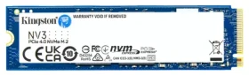 Kingston NV3 SSD 4 TB / M.2 2280 / PCIe 4.0 / NVMe / R:6000MBps / W:5000MBps (SNV3S/4000G)