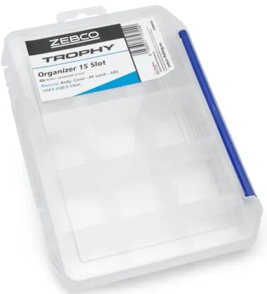 Zebco Krabička Trophy Organizer 15 Slot (Z0800005)