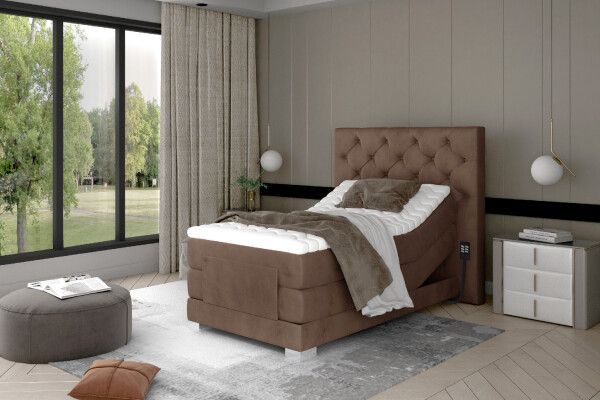 Boxspring Clover 90 Rozměr: 90 x 200 cm, látka: Monolith 09
