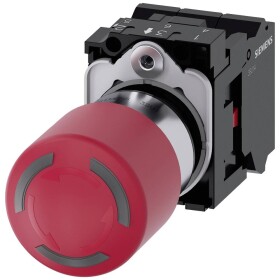 Siemens 3SU1152-1GB20-3PW0, 3SU11521GB203PW0 hřibové tlačítko nouzového vypnutí, 1 ks