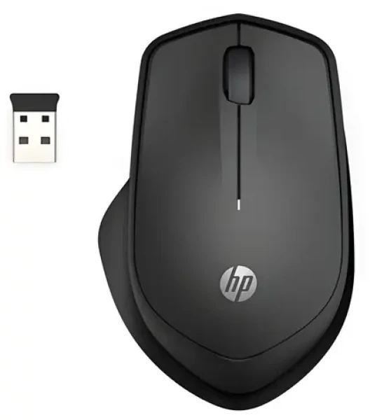 HP 280 Silent černá / Myš / Bezdrátová / 2,4 GHz / 1000 DPI / 3 tlačítka (4069502)
